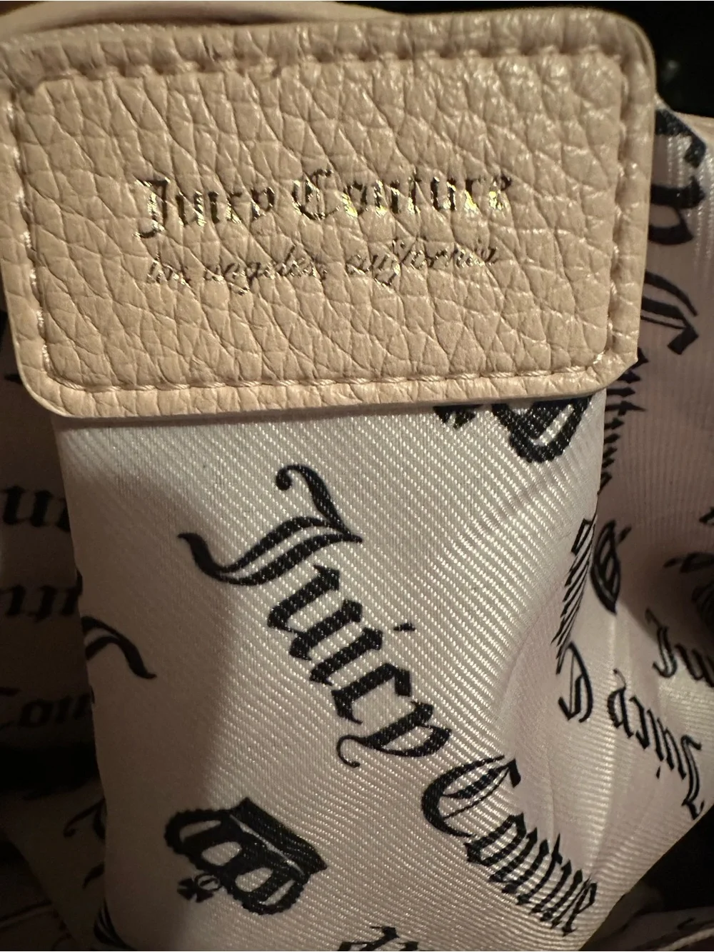 Juicy Couture “Fashion Items Haus Charms” XL KissLock Satchel Bag